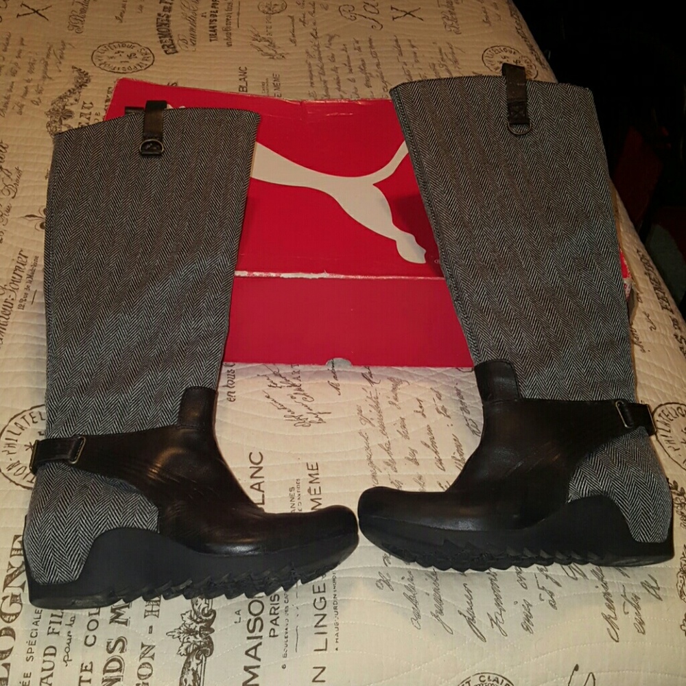Puma Vintage Houndstooth Boots